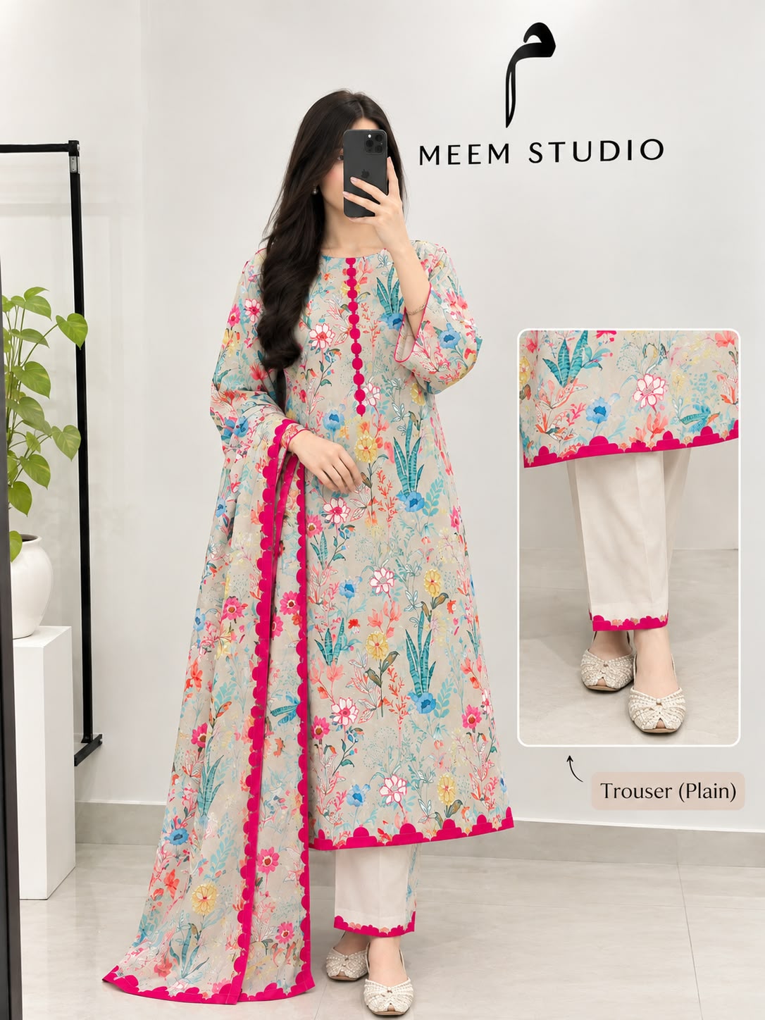 Elegant 3-Piece Long Kaftan Set